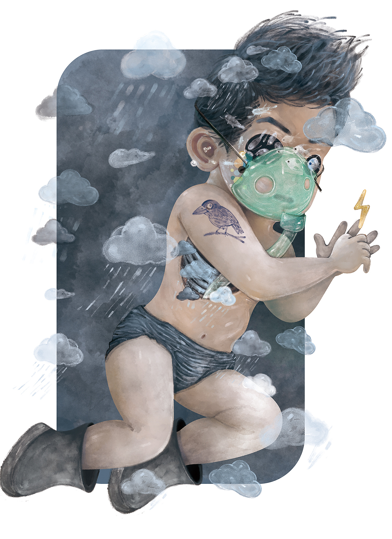 小鱼（图ZMzY0MTM2MjMy） - 商业插画 - 站酷设计师摁倒原创素材 - 站酷ZCOOL