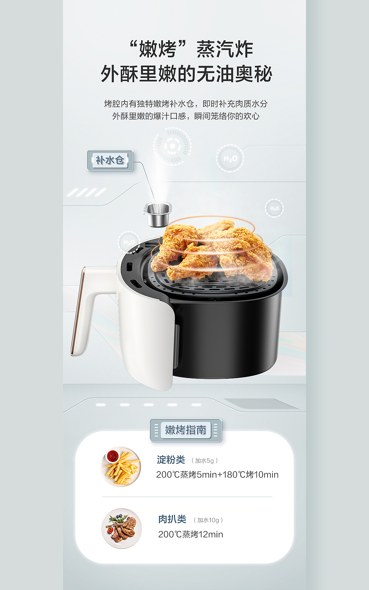 美的太空舱空气炸锅（图ZMjMyMTQ0OTYw） - 电商 - 站酷设计师CBIRD0114原创素材 - 站酷ZCOOL