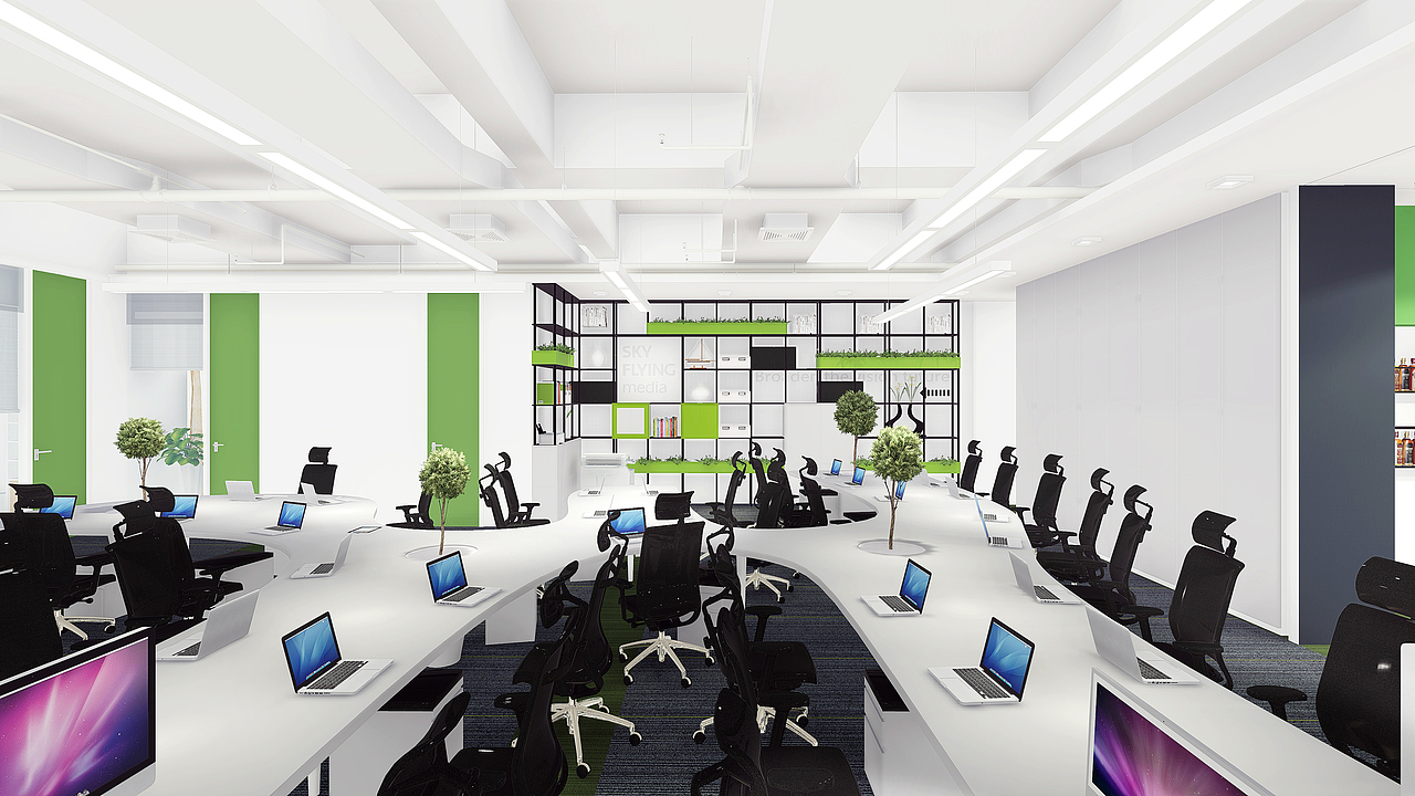 天骏传媒集团办公室概念方案