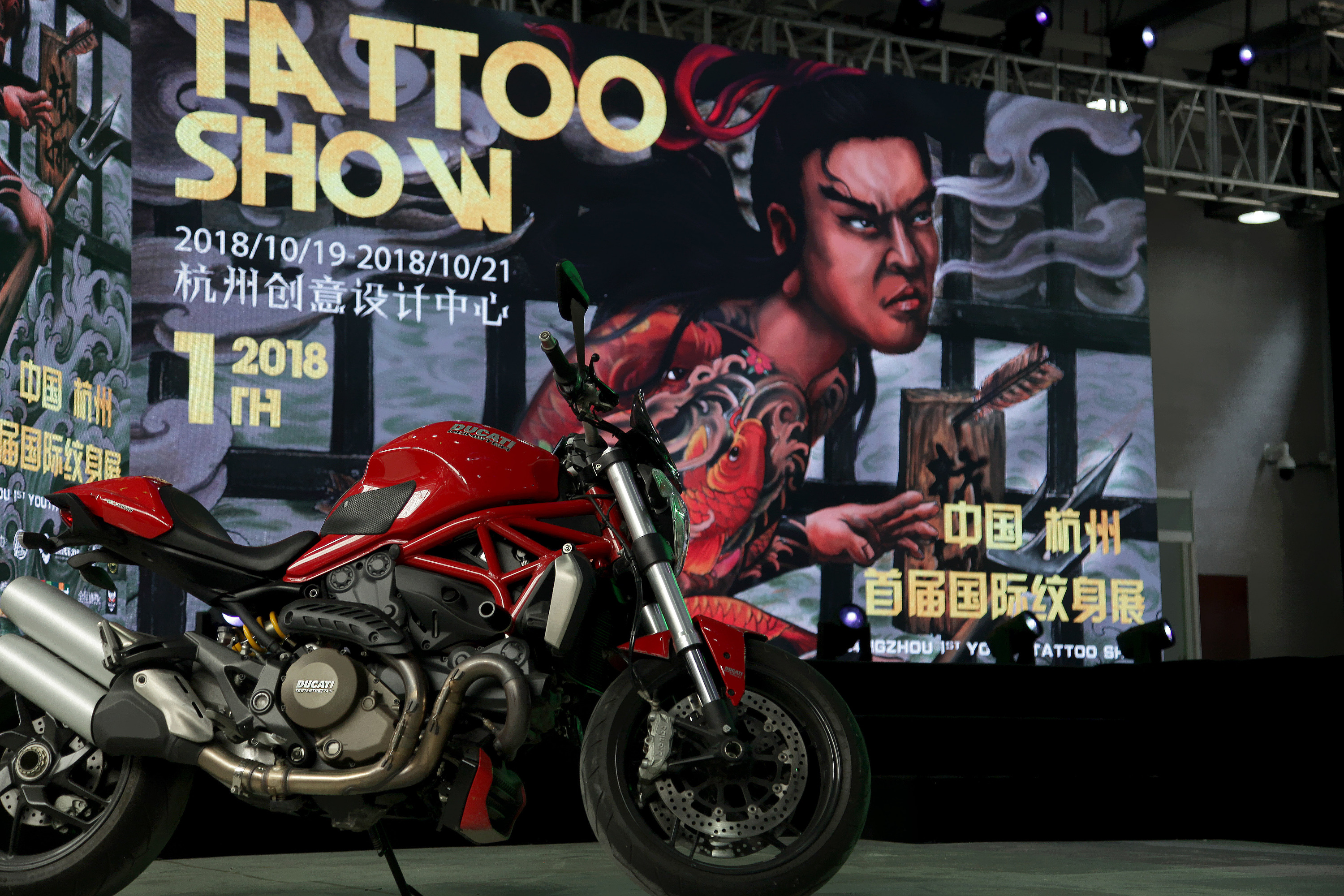 机车篇 哈雷摩托 杜卡迪 摩托古兹|纹身展会 分享实拍