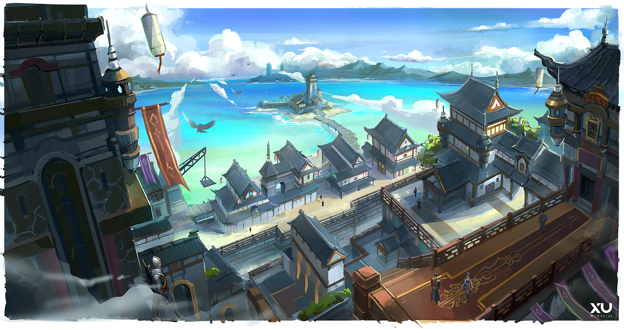 角色原画设计201xu旭原画作品合集340xu旭场景原画习作235xu旭表情14