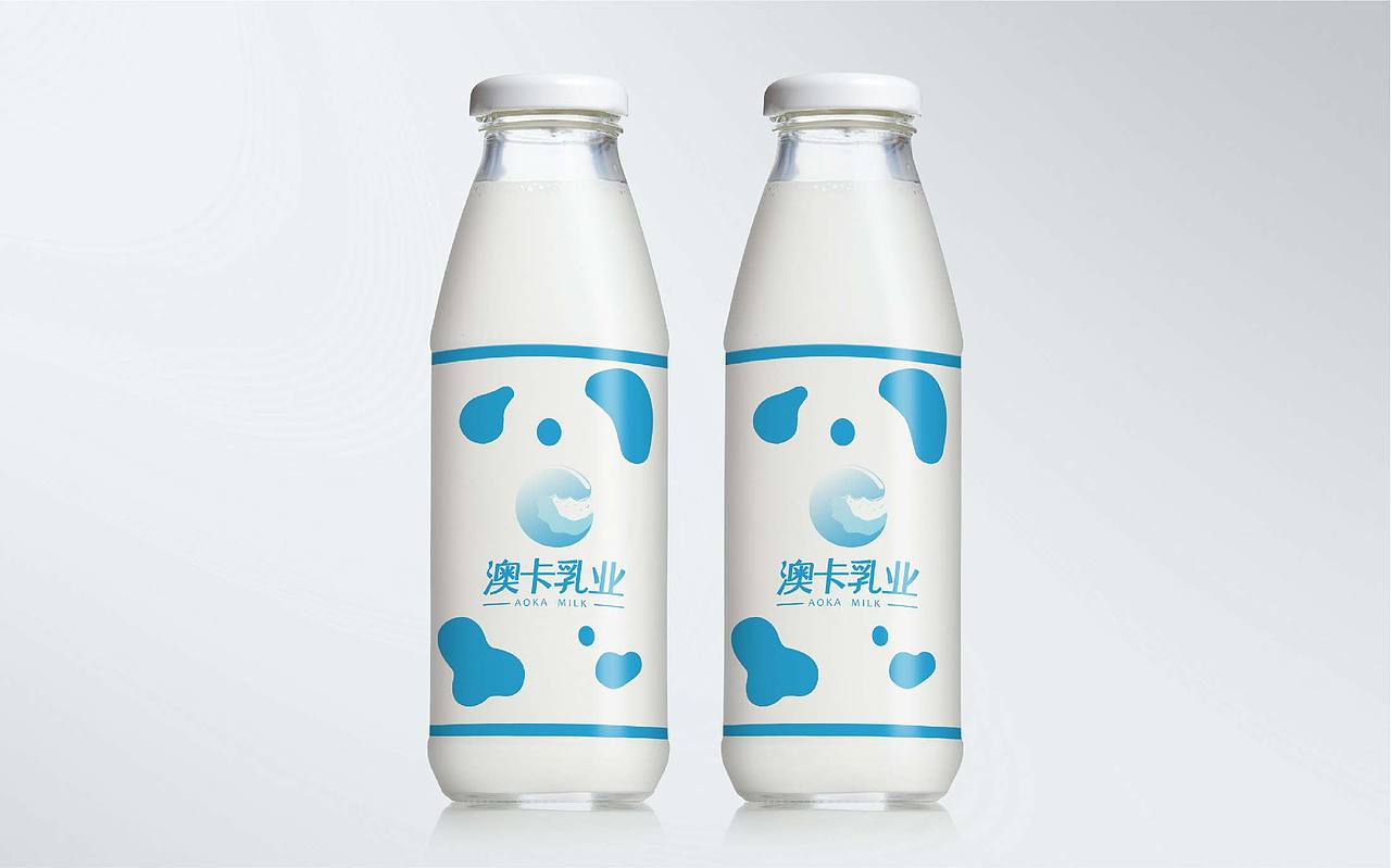 牛奶乳制品乳业商标制作（图ZMTI4NzE1MjA0） - Logo - 站酷设计师灰灰大王原创素材 - 站酷ZCOOL