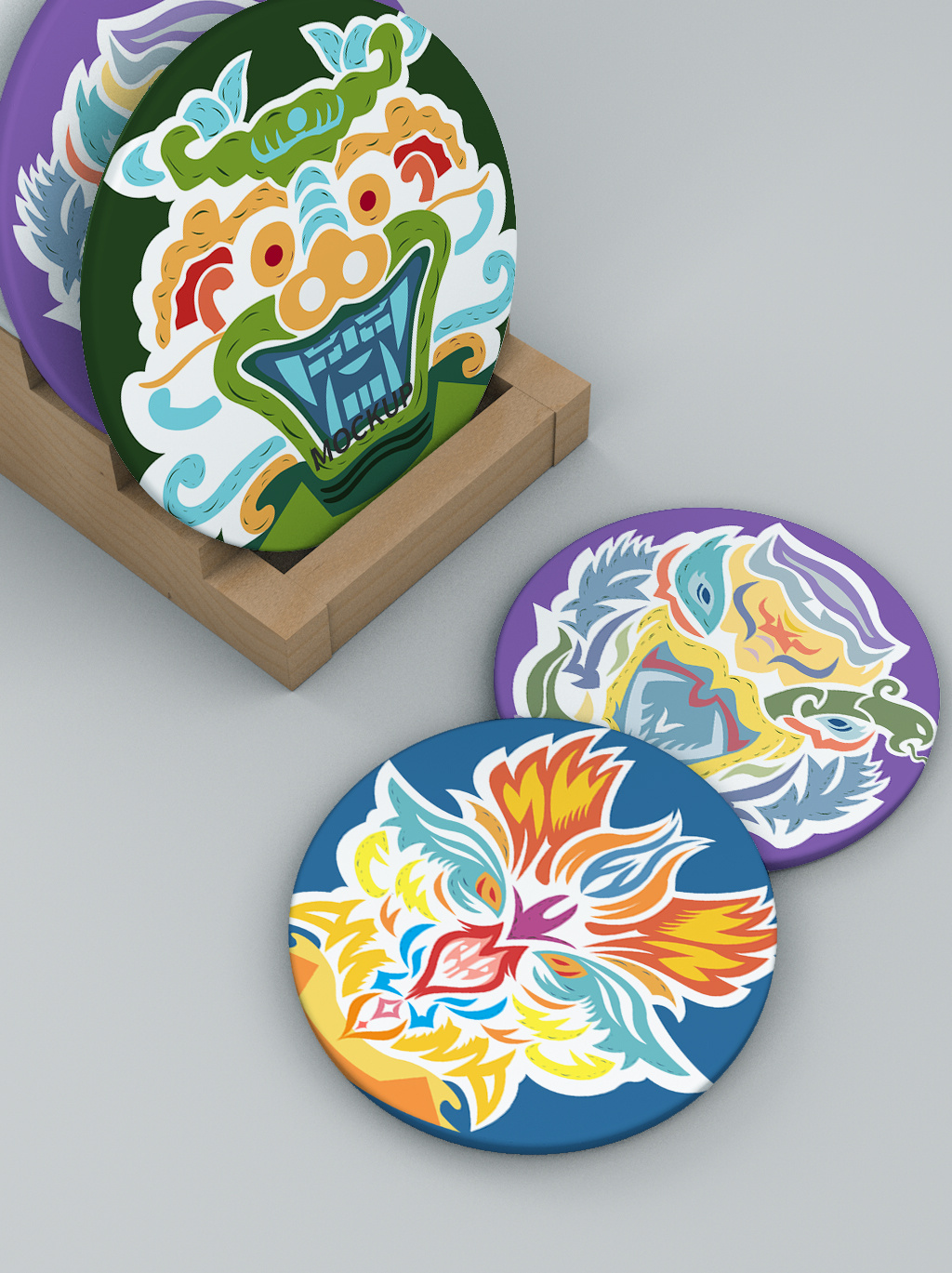 四神纹样文创产品|平面|包装|养乐多7 - 原创作品 - 站酷 (zcool)