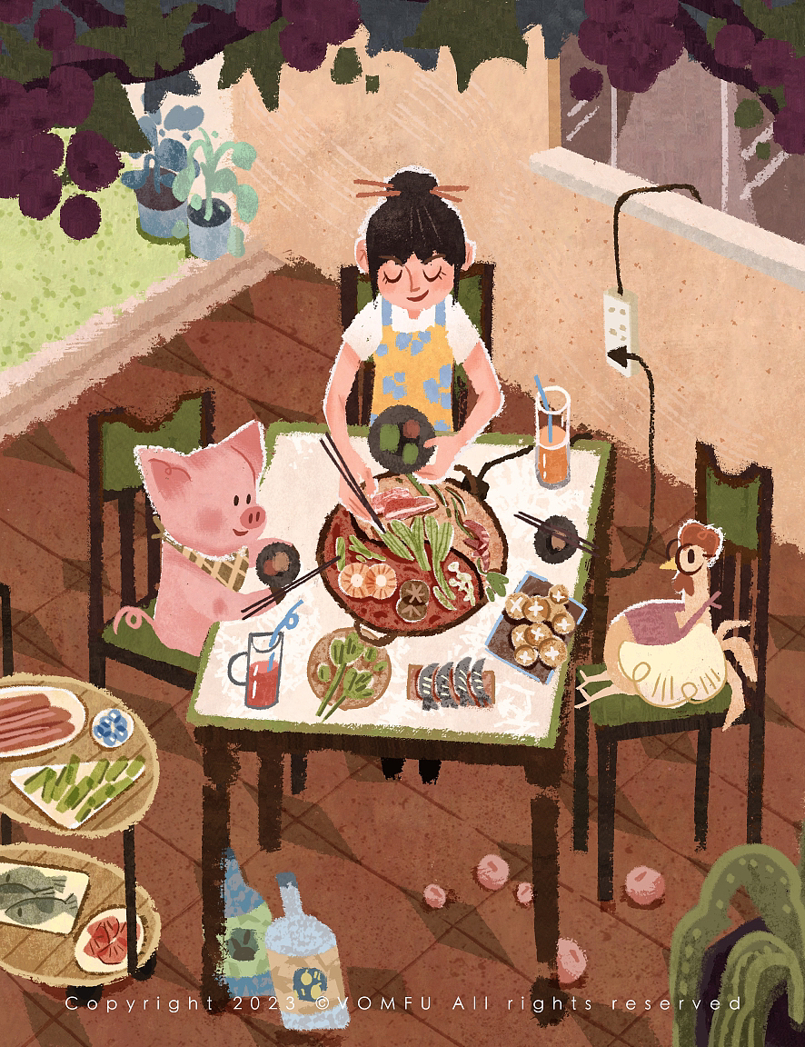 朱艾吉的暑假系列（图ZMzQ3Njk4MjYw） - 创作习作 - 站酷设计师VOMFU原创素材 - 站酷ZCOOL