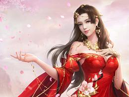 为游戏《雪鹰领主》创作的美宣图