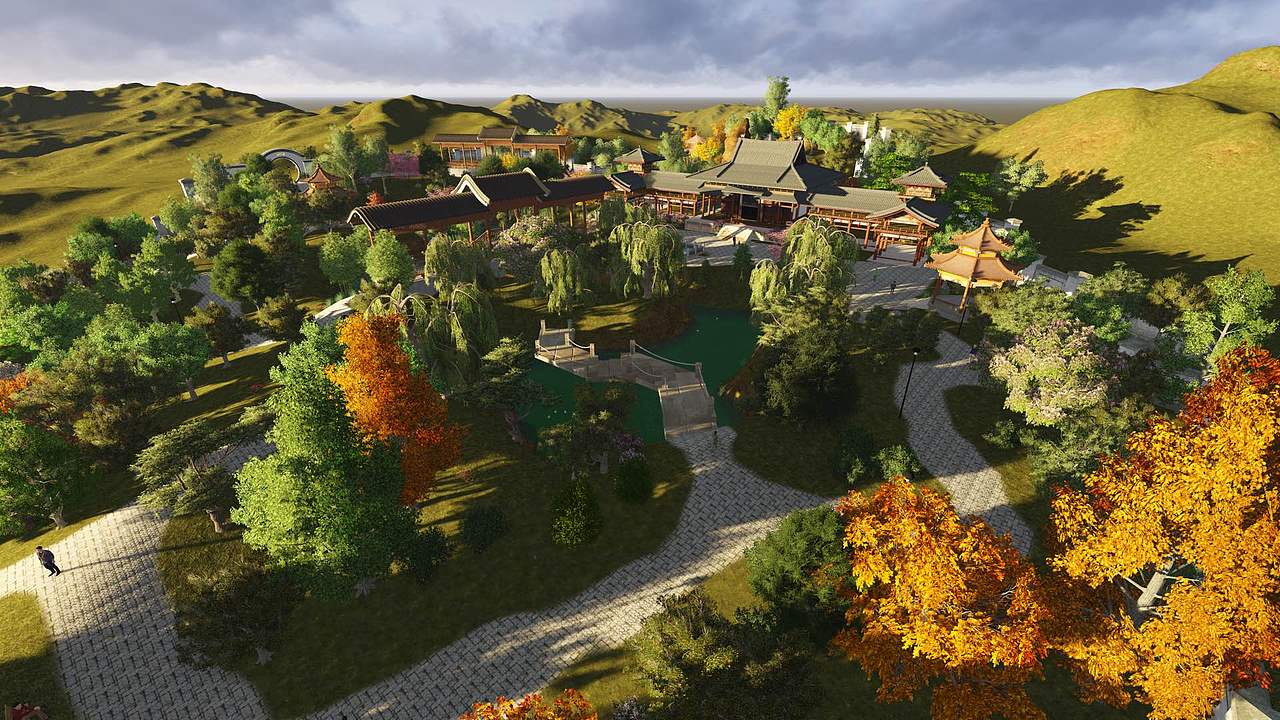 2016初第一次做的lumion练习（图ZNjAyNDQzMDg=） - 景观设计 - 站酷设计师MOYUdesign原创素材 - 站酷ZCOOL