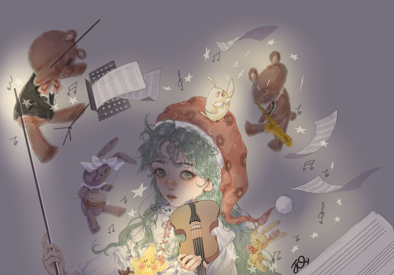 偷偷堆一些用ipad玩的小人（图ZMjQyNDMzNTgw） - 创作习作 - 站酷设计师JQ七七原创素材 - 站酷ZCOOL