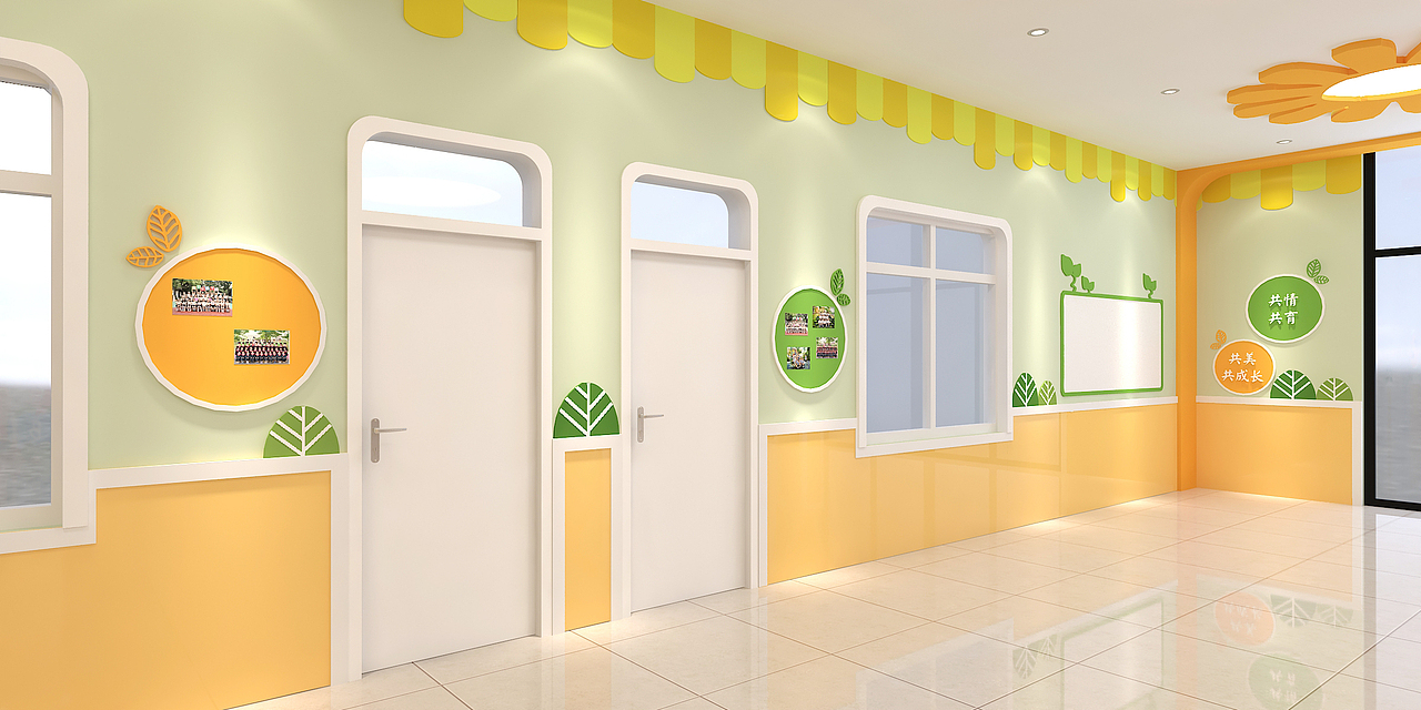 校园文化-幼儿园大厅（图ZMjc0OTkwNTAw） - 其他空间 - 站酷设计师Zachary01原创素材 - 站酷ZCOOL