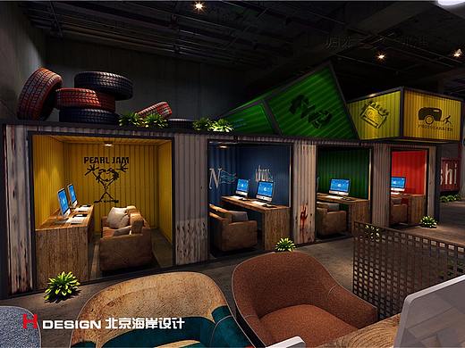 海角七号网咖设计案例—北京海岸设计