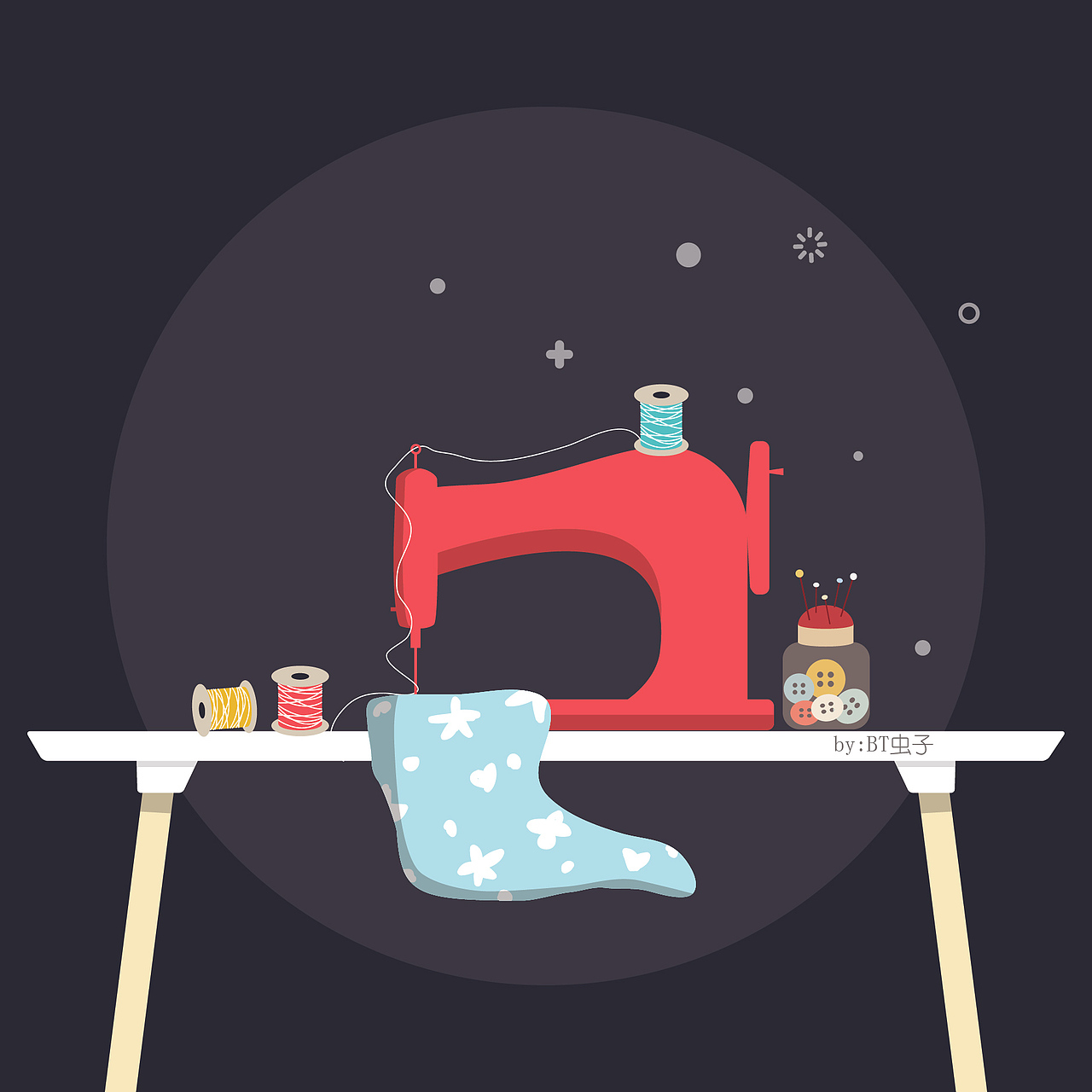 桌子上的小物件（图ZMTYwNzg5NzQ0） - 创作习作 - 站酷设计师BT虫子原创素材 - 站酷ZCOOL