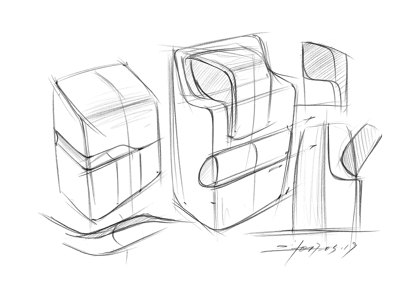 2017产品设计手绘3月一日一画