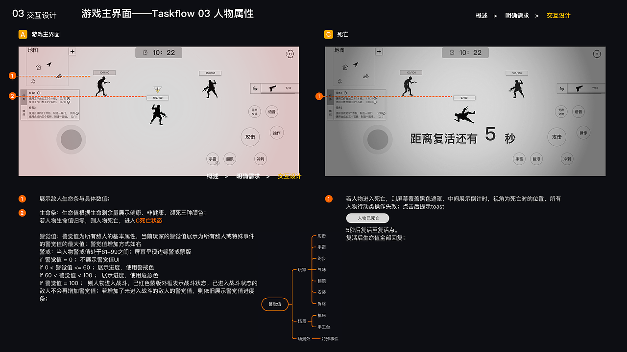 游戏交互设计-面试测试