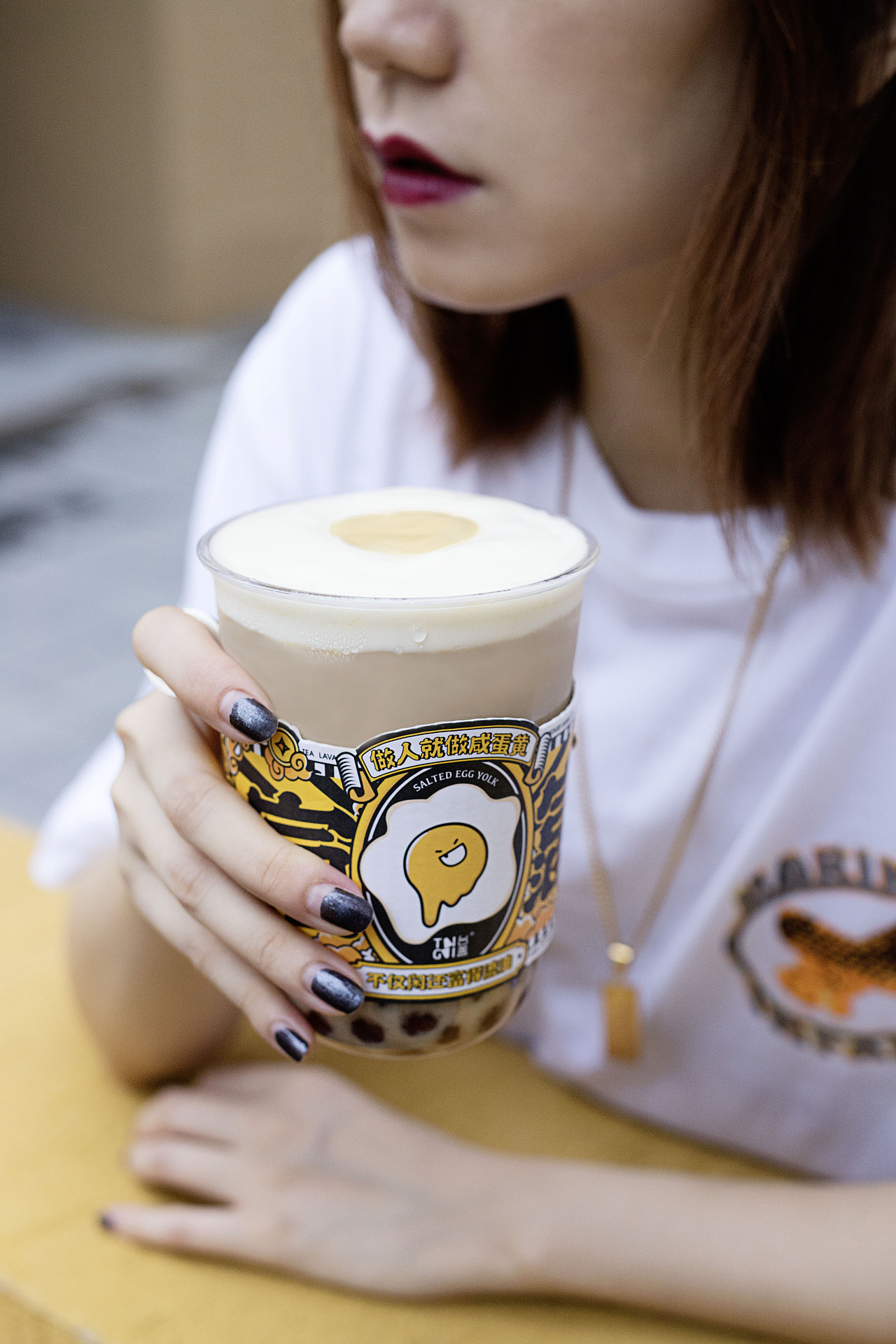 美食摄影 | 台盖·咸蛋黄奶茶