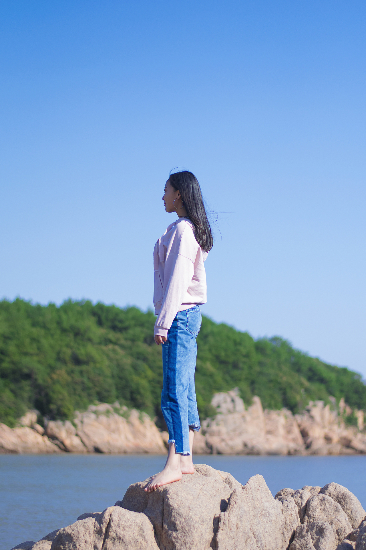 看海（图ZMTM4ODYyNDc2） - 人像摄影 - 站酷设计师心若有夕原创素材 - 站酷ZCOOL