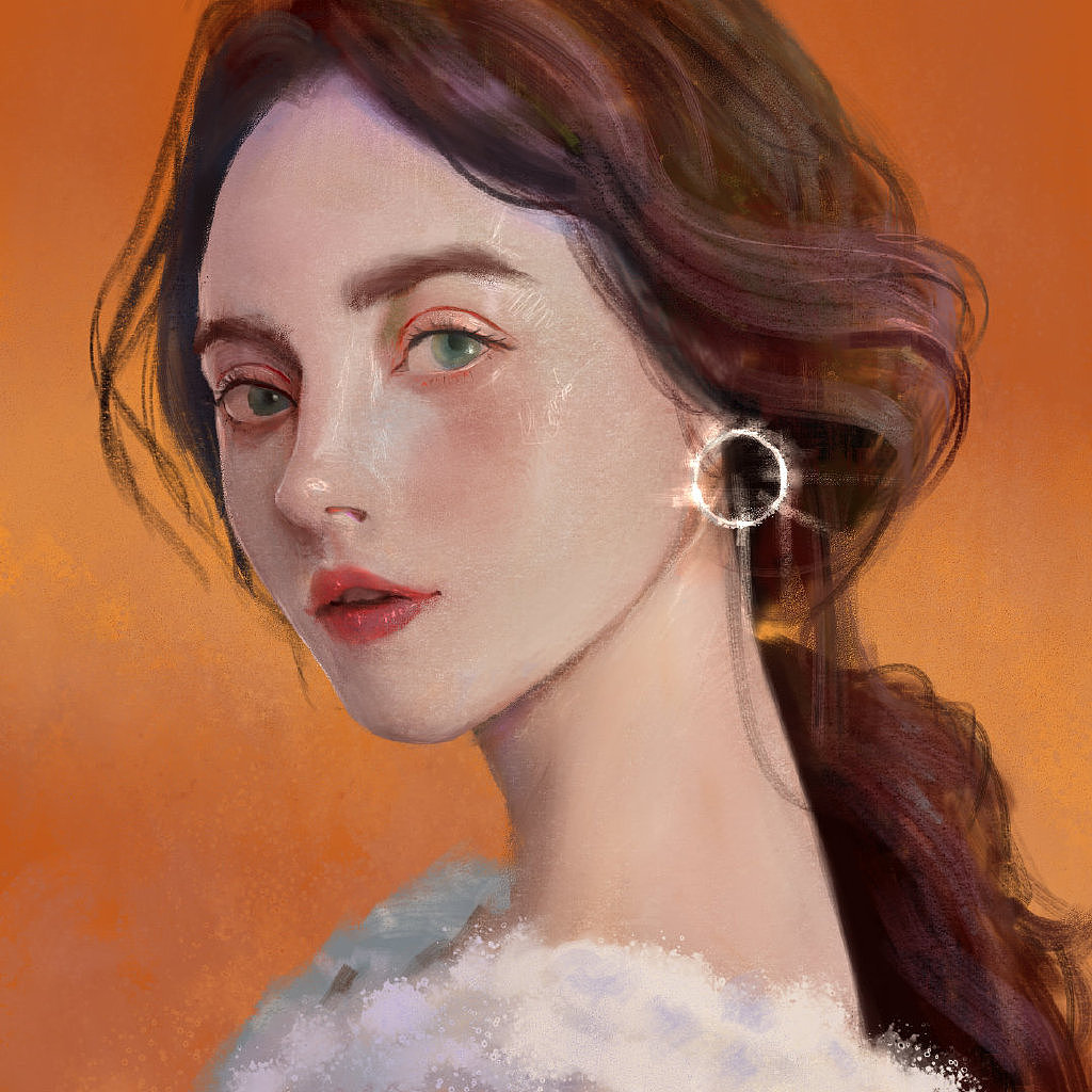 sai2 自带笔刷模拟ps绘制写实风格小实验