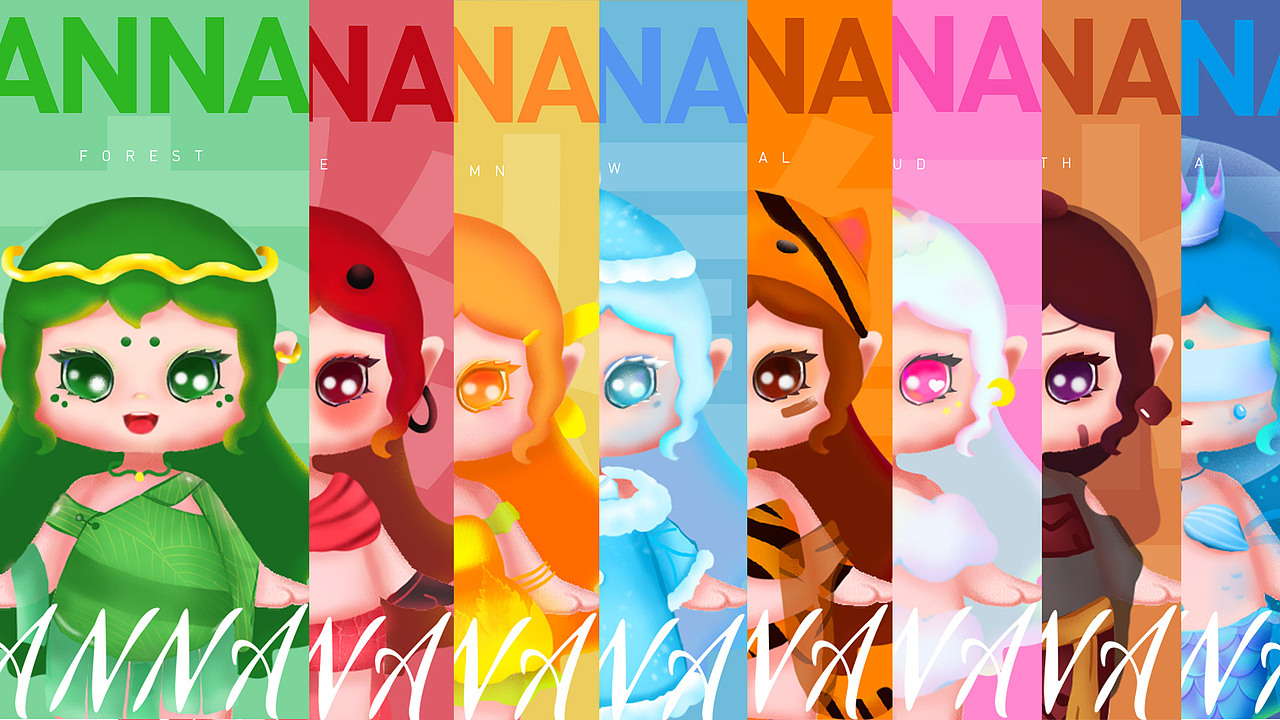 若来新文创 —— ANNA（阿娜）自然之神