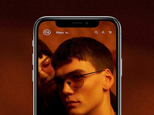 Eyewear website concept