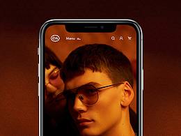 Eyewear website concept