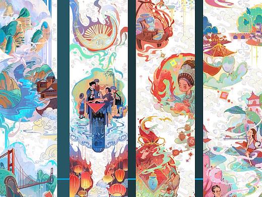 “醉湘西”｜插画视觉合作