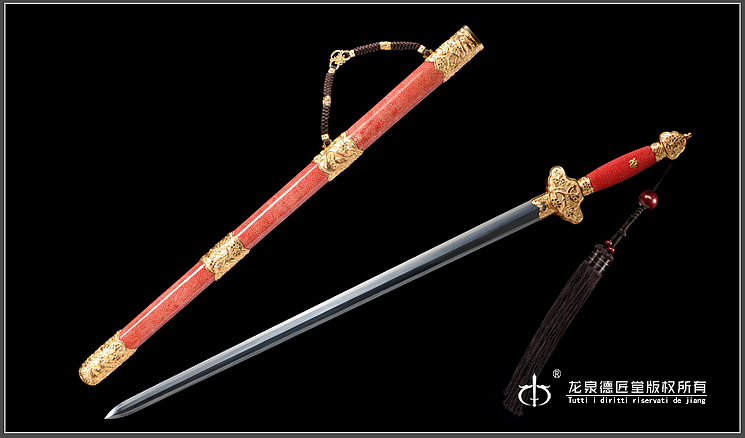 龙泉刀剑-喜鹊登梅|扭转百炼钢(DJ-2691)