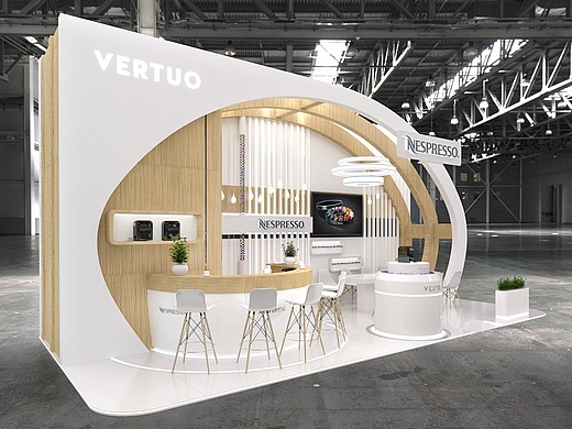 美博会汽车展食品展机械展建博展会展台展位效果图设计