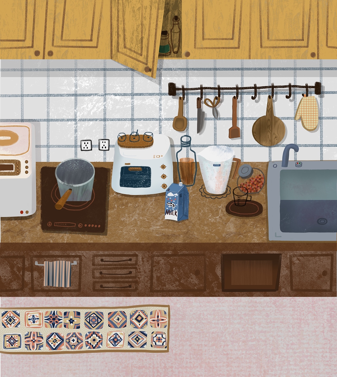 自学插画，也画了一些作品，希望给大家看到。（图ZMjcwMTE2NDE2） - 创作习作 - 站酷设计师JIANG子呀原创素材 - 站酷ZCOOL