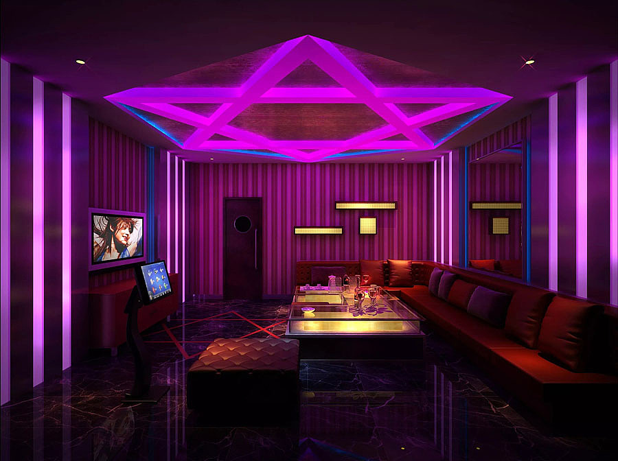 遂宁动感时尚主题KTV设计（图ZMTE3Nzc3Nzgw） - 家装设计 - 站酷设计师德艺铭鼎装饰原创素材 - 站酷ZCOOL