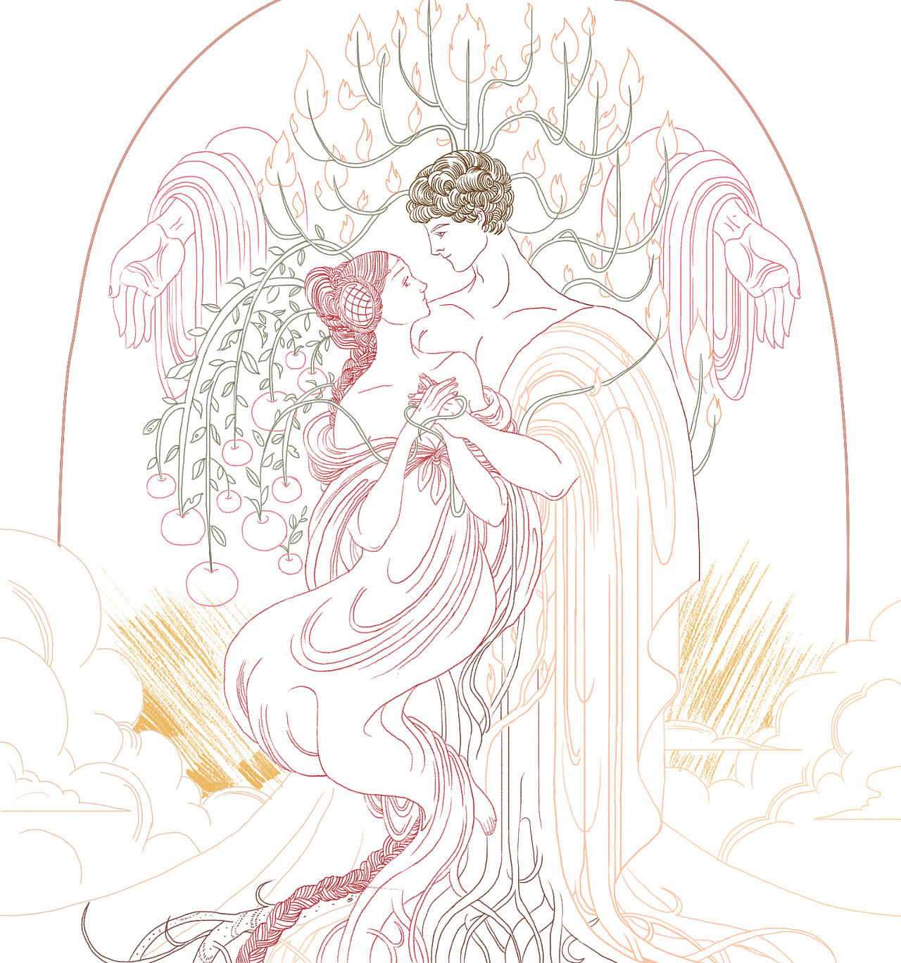 临摹倪传婧作品