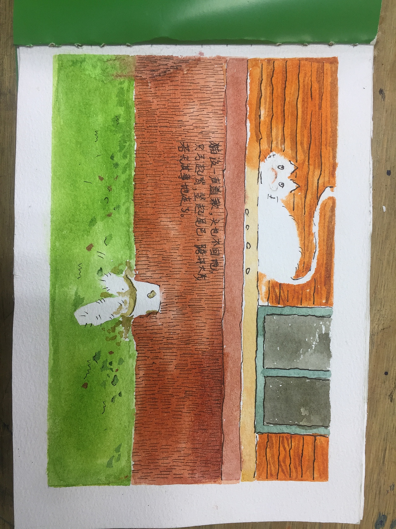 手工书《一只想飞的猫》插图