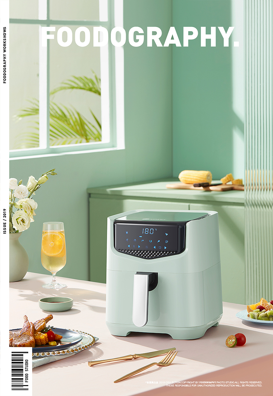 小家电摄影 | 悠伴空气炸锅 ✖ foodography