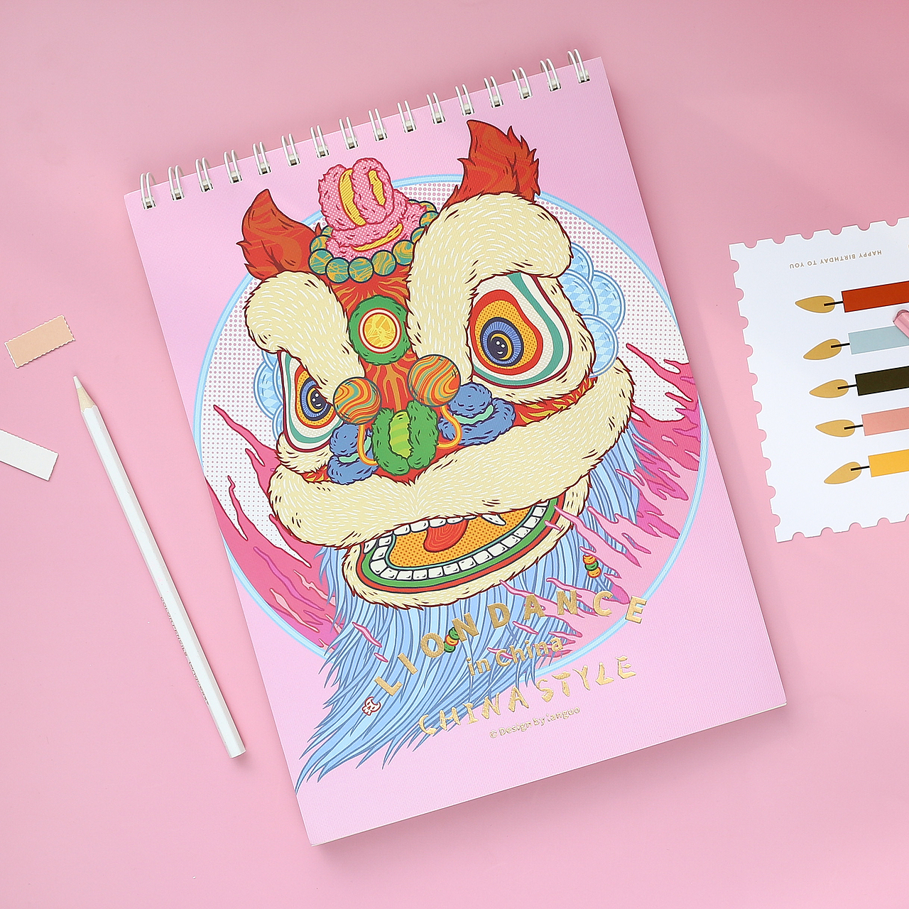 东方醒狮16K素描本（图ZMjE3NjA5ODA4） - 产品摄影 - 站酷设计师_Rambozz原创素材 - 站酷ZCOOL