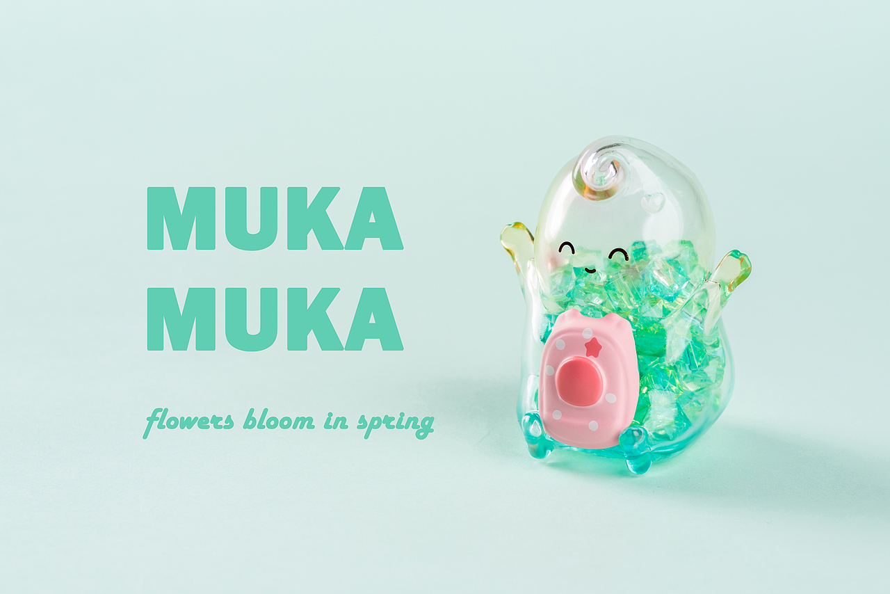 simontoysmukamuka隐形透明春暖花开盲盒摆件