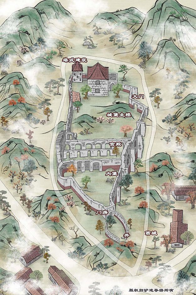 国风手绘地图🗺️（图ZMzI3NjkyMjQ0） - 商业插画 - 站酷设计师橘白Yolo原创素材 - 站酷ZCOOL