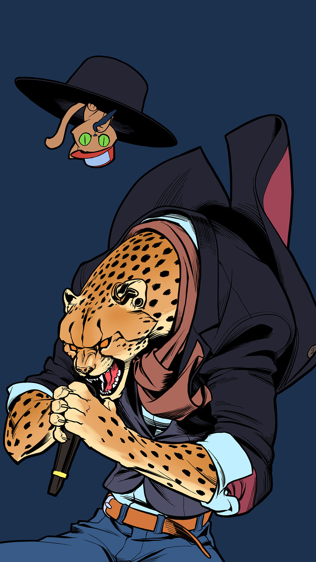 Cheetah Bennington（图ZODc4NDQxNDg=） - 商业插画 - 站酷设计师领带侠原创素材 - 站酷ZCOOL
