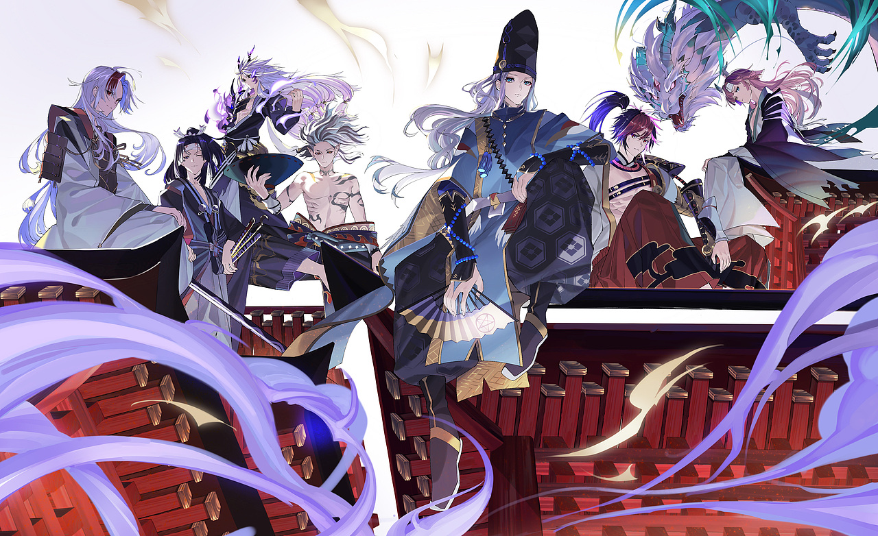 阴阳师商业画 鬼王