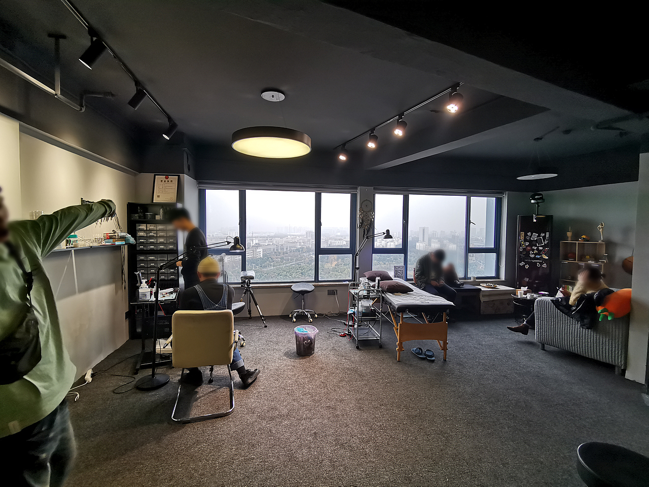 100平 杭州纹身店（实景）（图ZMTQ3NTg1MTcy） - 商业空间设计 - 站酷设计师Bocean波形设计原创素材 - 站酷ZCOOL