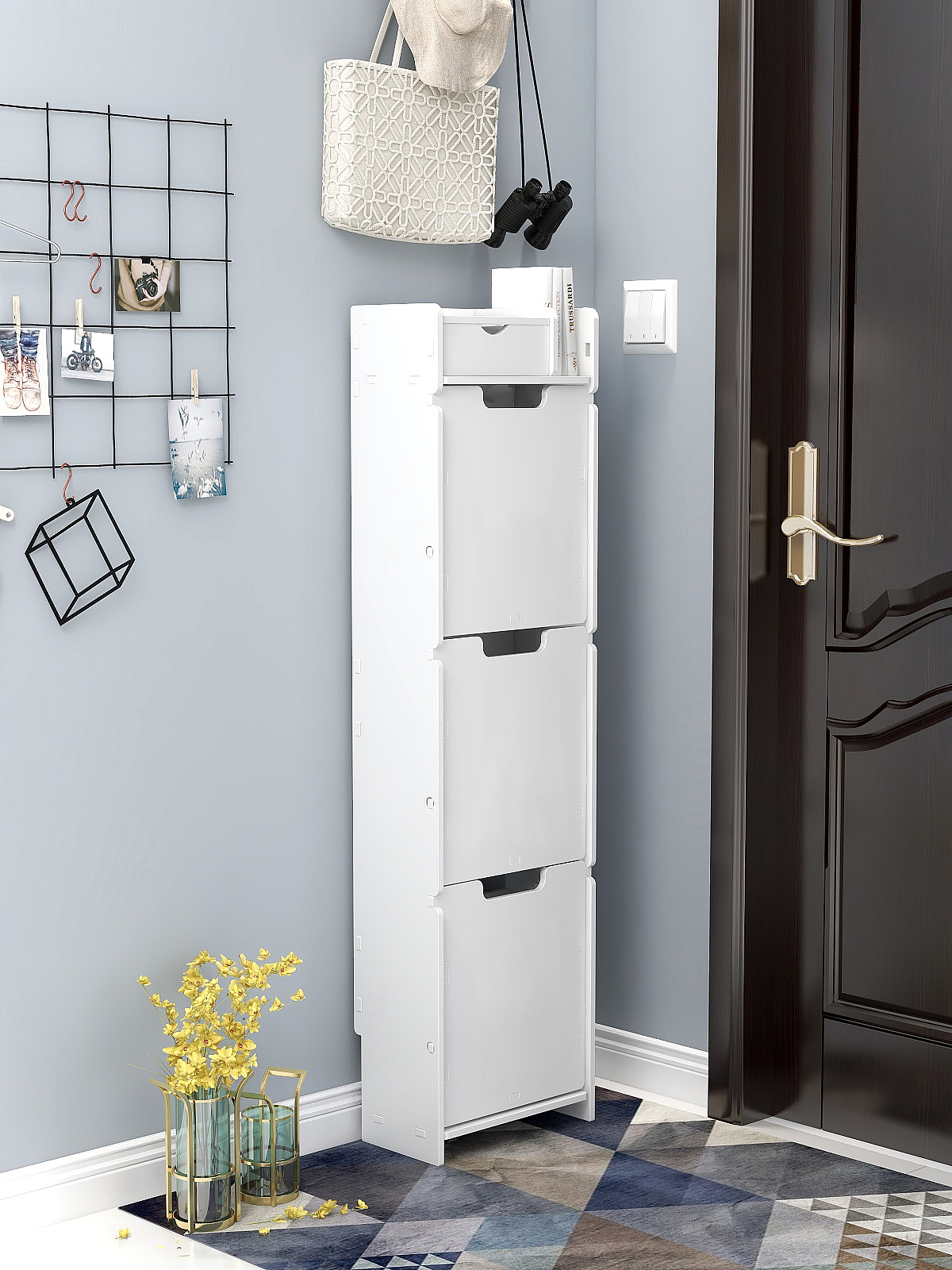 C4D鞋柜3D建模效果图设计