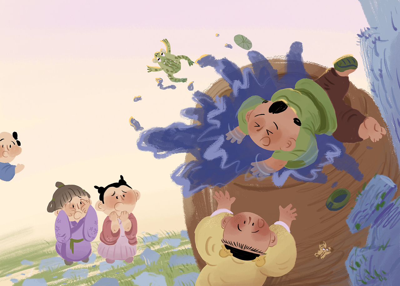 《中国好故事》英文分级绘本（图ZMjc4ODM5MzU2） - 绘本 - 站酷设计师无牙牙tooth原创素材 - 站酷ZCOOL