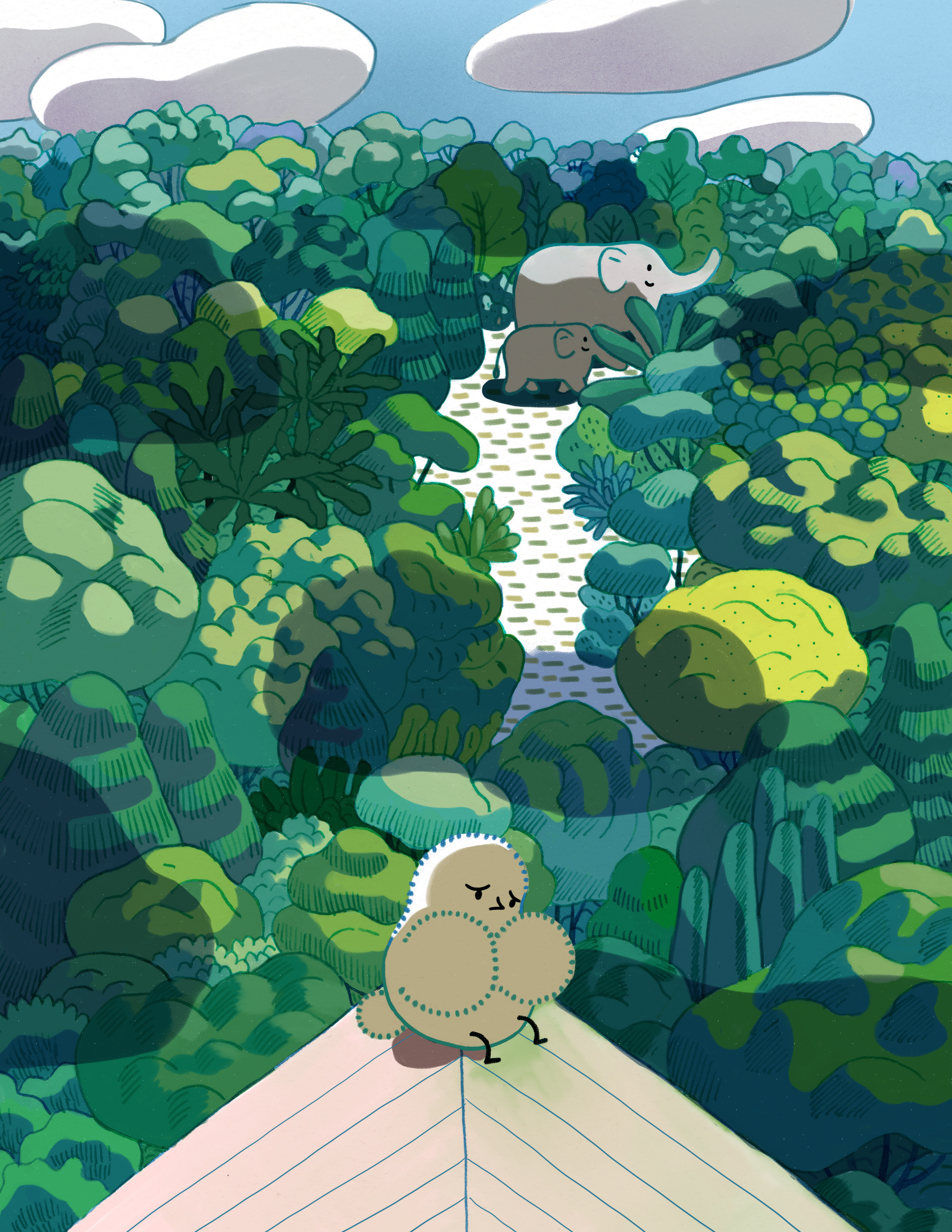 童书中的几页插图