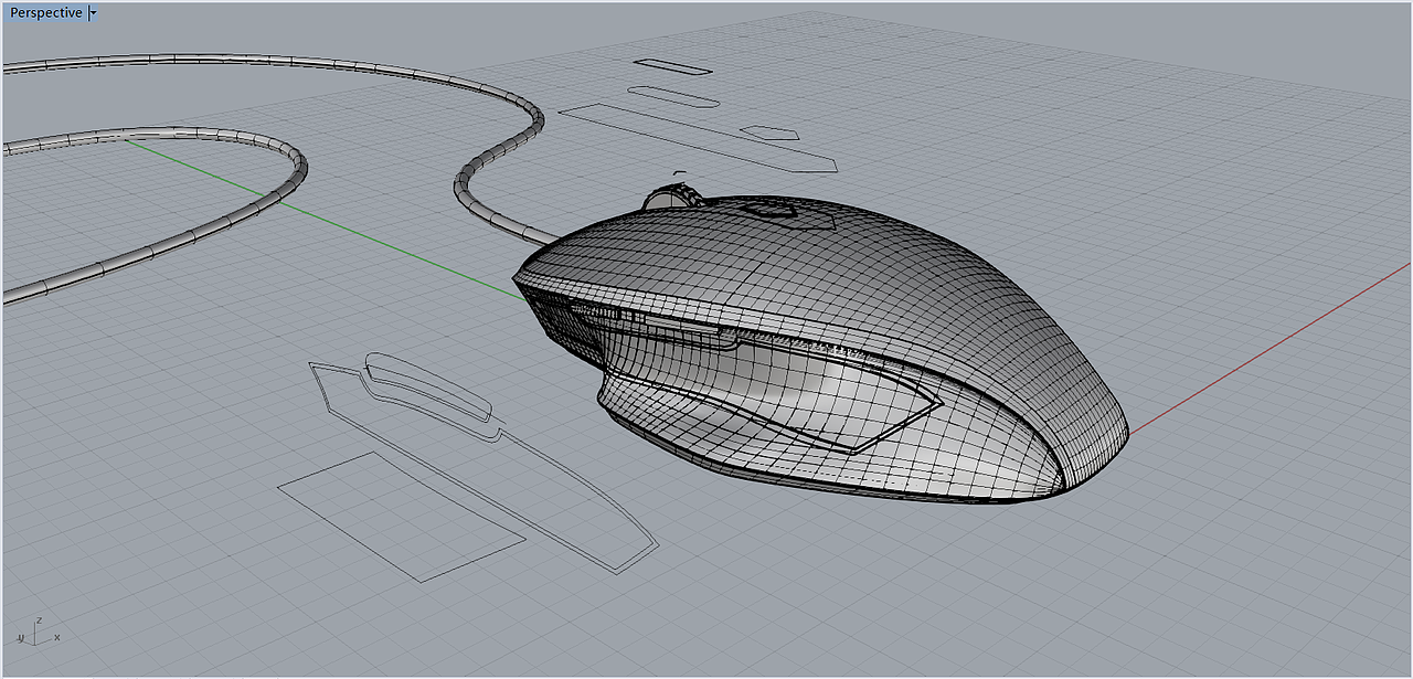 自用鼠标建模+渲染（无后期处理）
