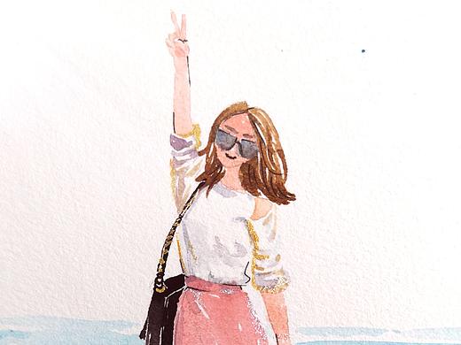 水彩人物（个人主页-ZMzc0MTE4ODg=） - 艺术插画 - 站酷设计师deedeedo原创素材 - 站酷ZCOOL