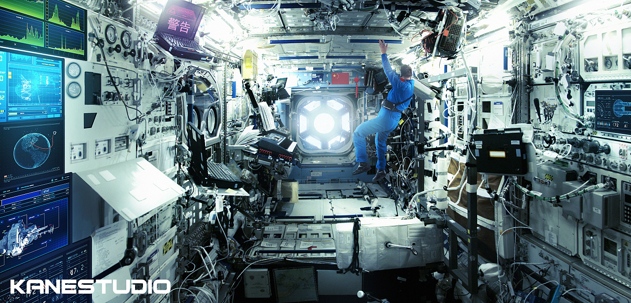 美国空间站核心舱图片