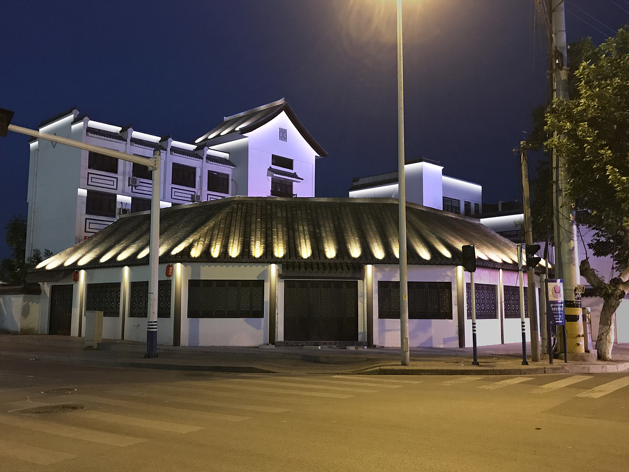 江苏南通唐闸古镇夜景泛光照明（图ZMjM0NDkzNDYw） - 其他 - 站酷设计师悦然123原创素材 - 站酷ZCOOL