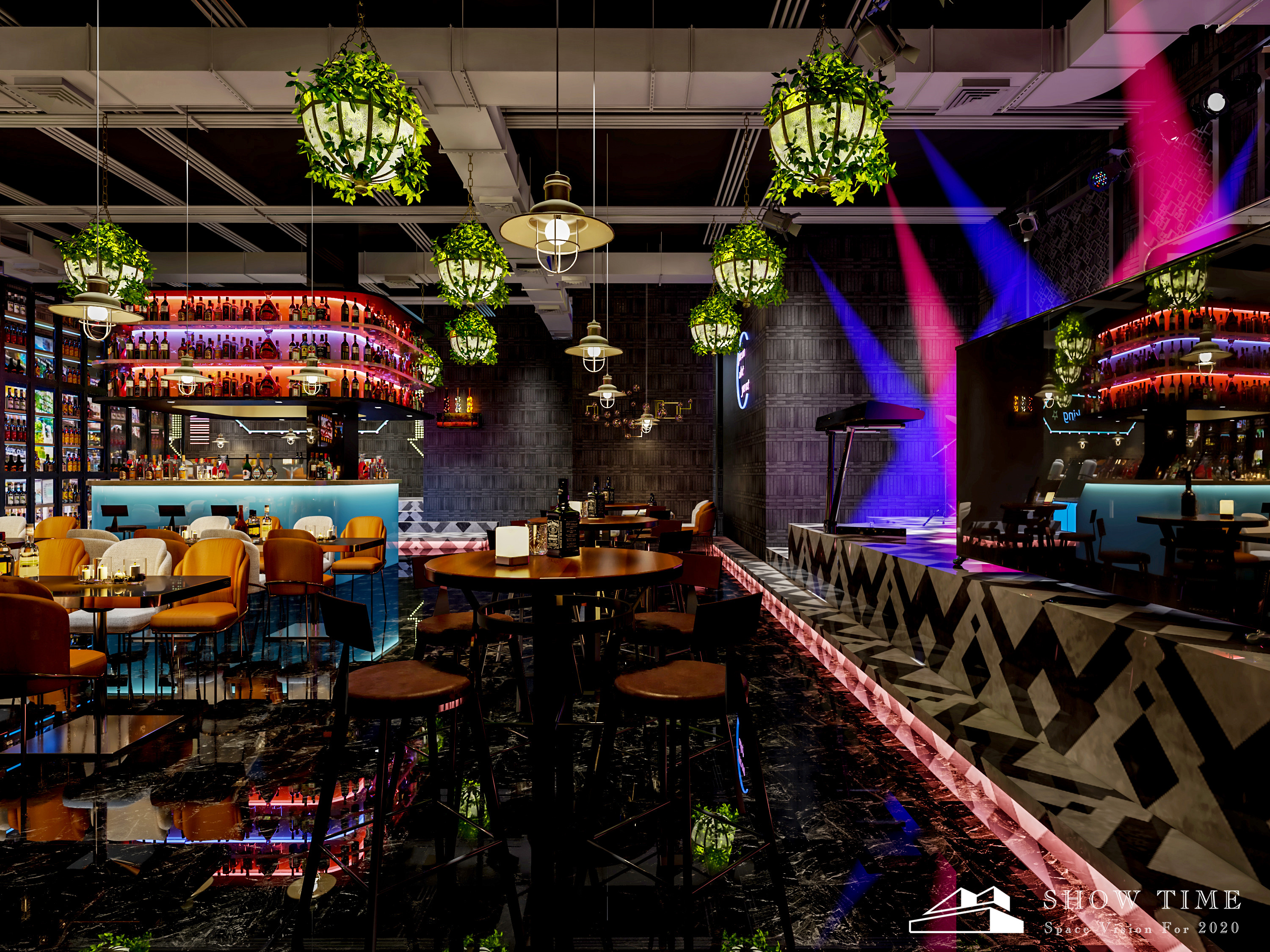 涟水酒吧感知光影造梦治愈人心云想空间表现