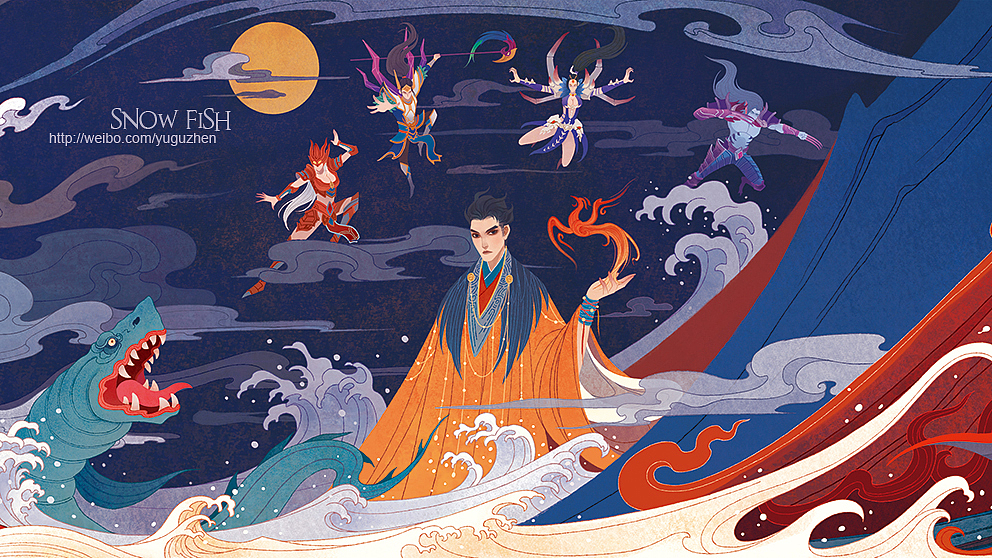 腾讯QQ华夏手游海报