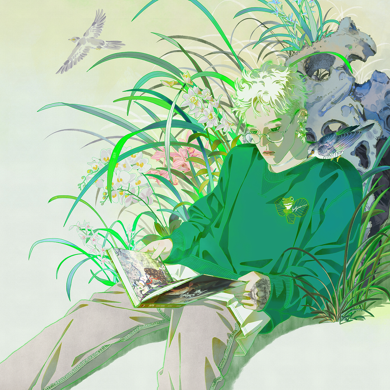 叶落生花（图ZMjg0Mzc0OTQ4） - 创作习作 - 站酷设计师孙无力原创素材 - 站酷ZCOOL