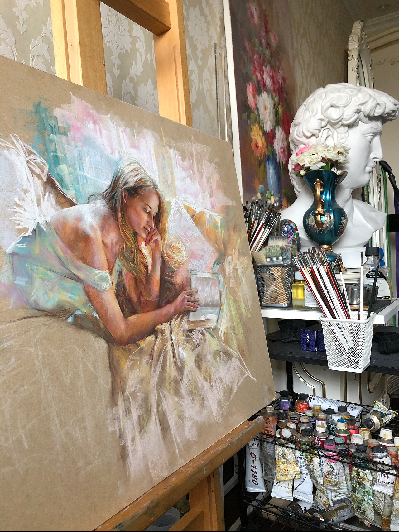 色粉画（图ZMjE1OTk4NzI4） - 绘画 - 站酷设计师苗宁Malik原创素材 - 站酷ZCOOL