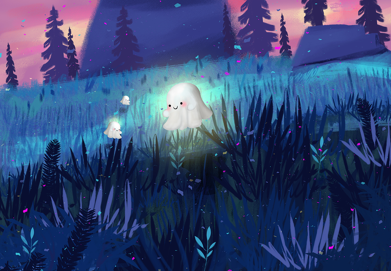 风景插画（图ZMjQ1NzE3NjY4） - 创作习作 - 站酷设计师龙爷LY原创素材 - 站酷ZCOOL