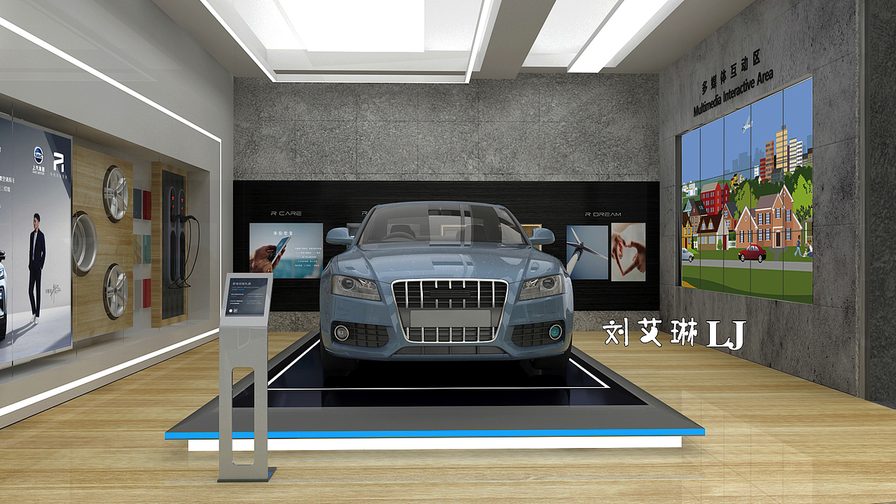 汽车展台2版（图ZMjkxNzQ5NTg0） - 建筑/空间 - 站酷设计师付艾琳原创素材 - 站酷ZCOOL