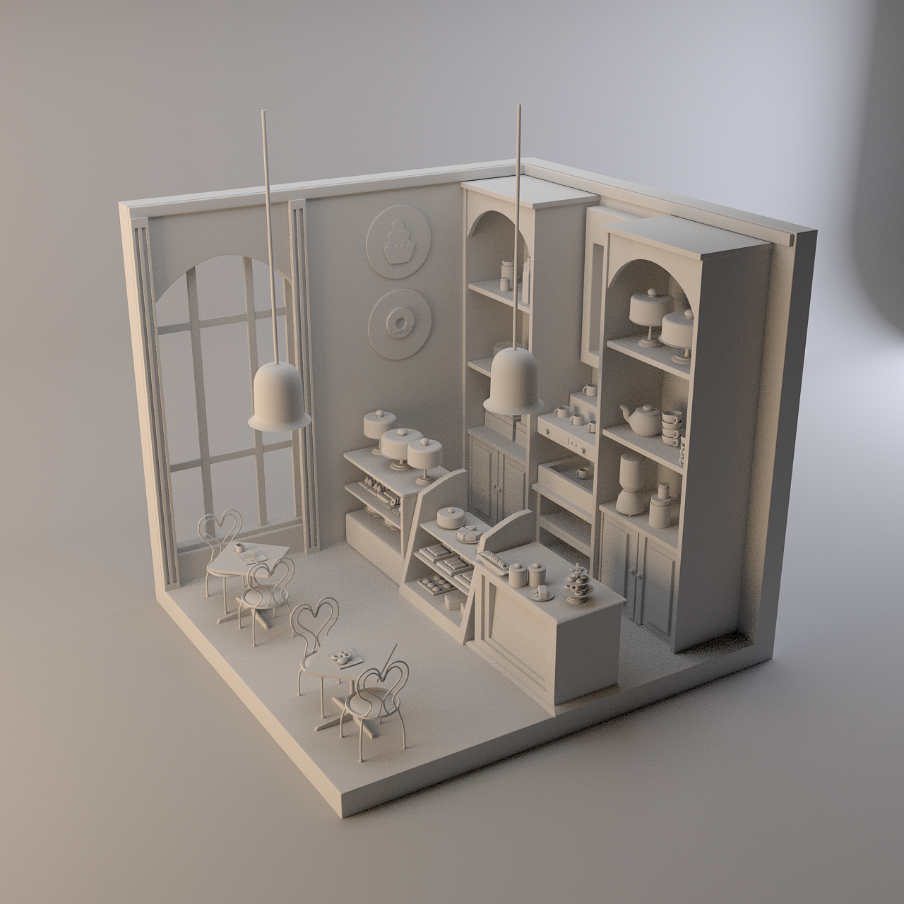 2019年maya场景建模练习